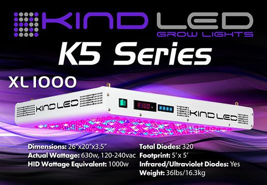Kind K5 XL1000 LED Grow Light