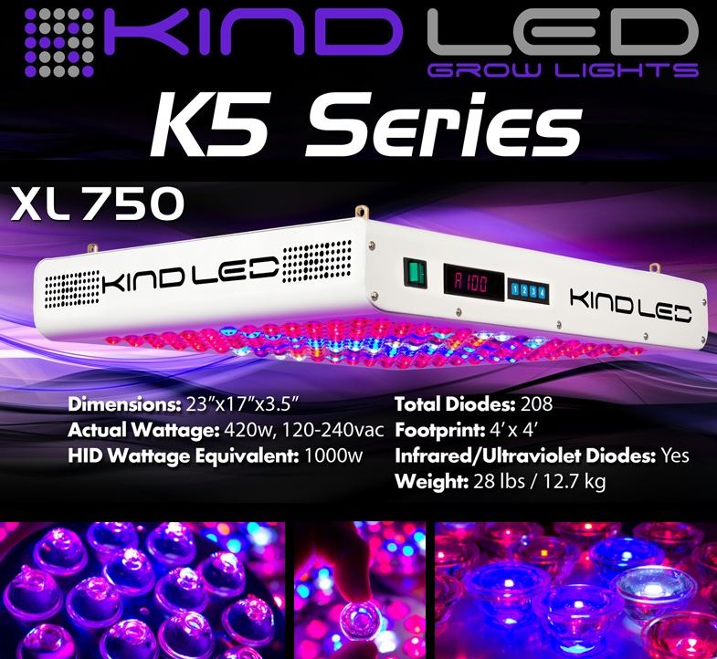Kind K5 XL750 LED Grow Light