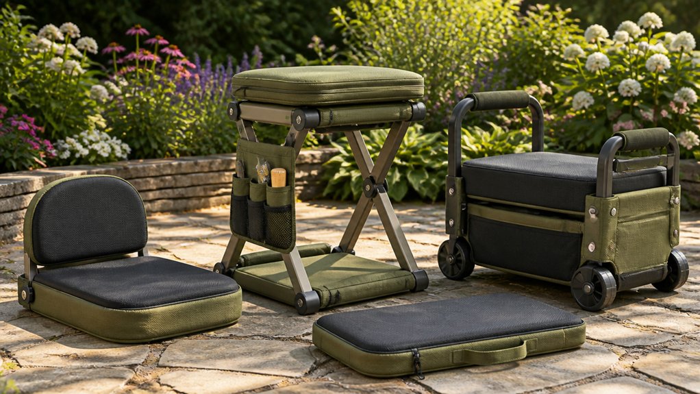 comfortable sturdy garden kneeler features