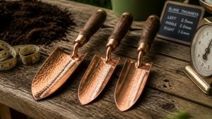 copper garden trowel selection criteria