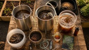 five key brewer factors for compost tea