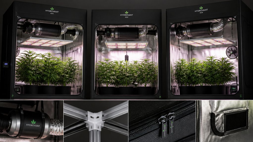 five key tent considerations for 4x4 grow tents