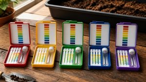 five soil ph test kits work