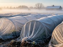 frost protection row cover fabrics