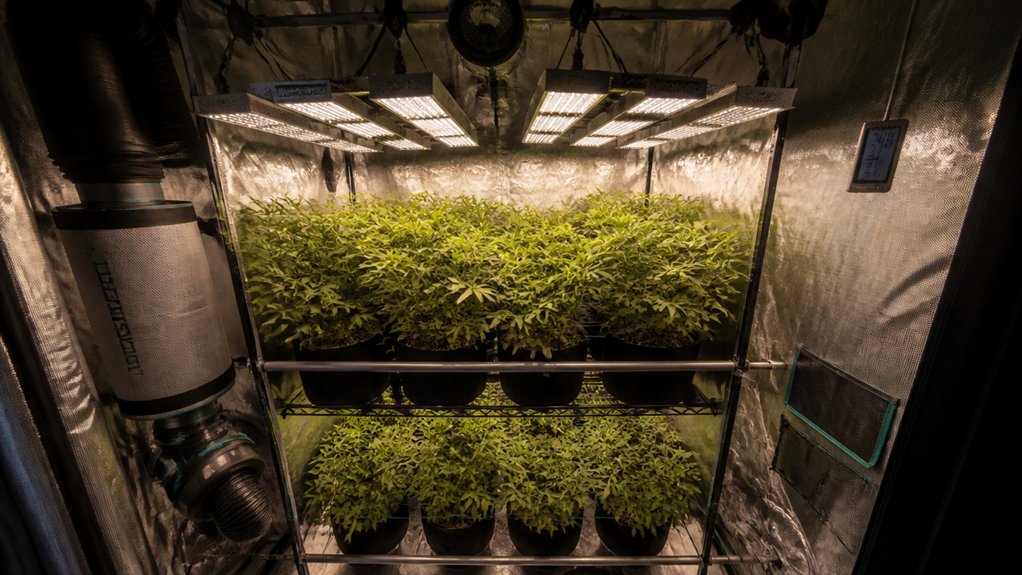 grow tent kit selection considerations size wattage ventilation automation