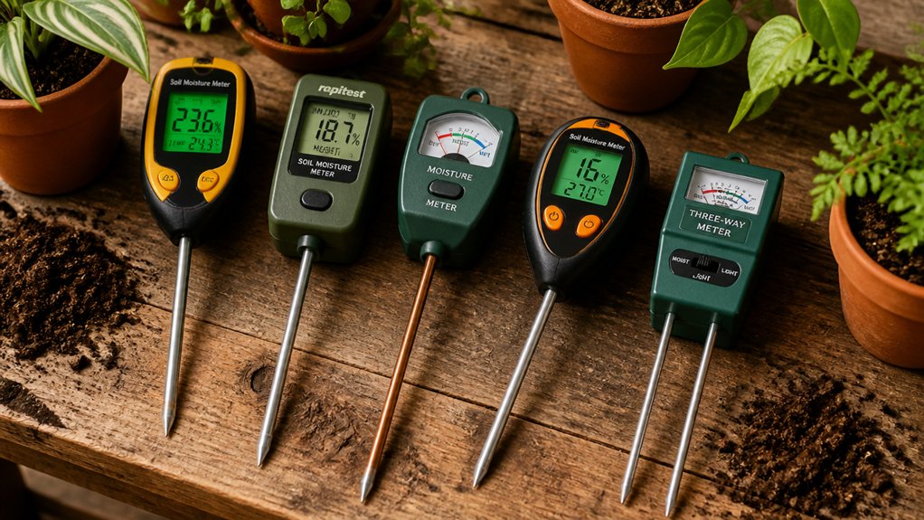 multi function soil moisture meters