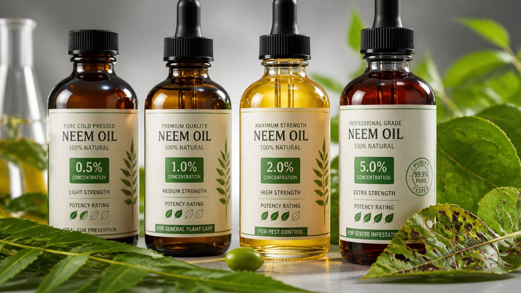 neem oil purity and use factors