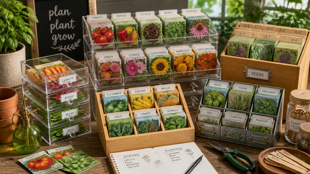 seed storage capacity durability organization portability