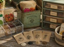 seed storage organizers for garden analysis
