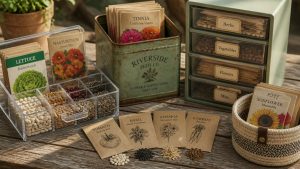 seed storage organizers for garden analysis