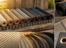 shade cloth rolls with grommets