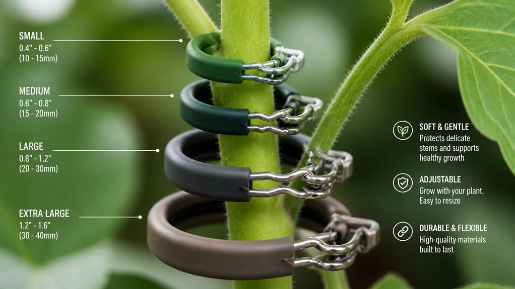 adjustable plant tie rings criteria
