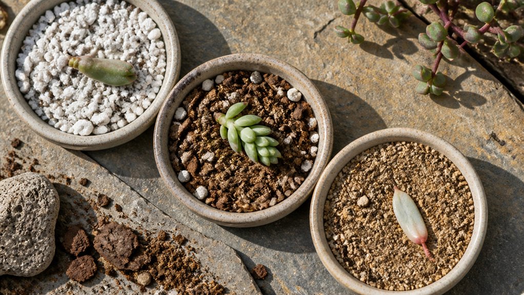 draining aerated succulent soil composition