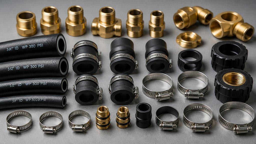 key factors hose size materials connectors clamps