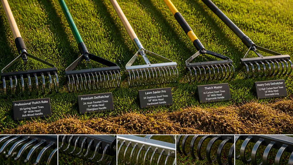 lawn dethatcher fit durability ergonomics
