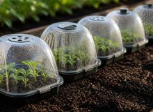 seedling warming domes for spring