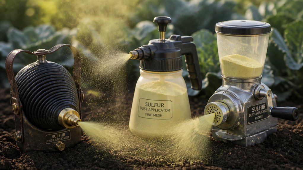 sulfur dust applicator selection considerations
