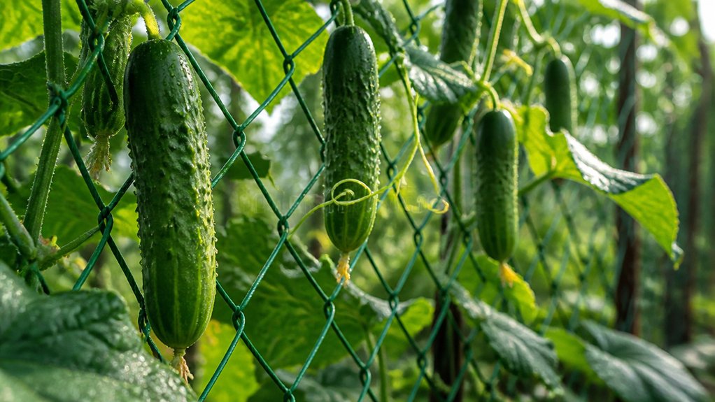 cucumber trellis netting considerations
