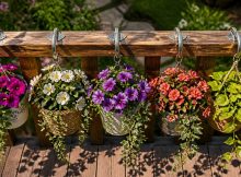 fence planter rail hooks five options