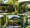 five metal pergola kits for backyard
