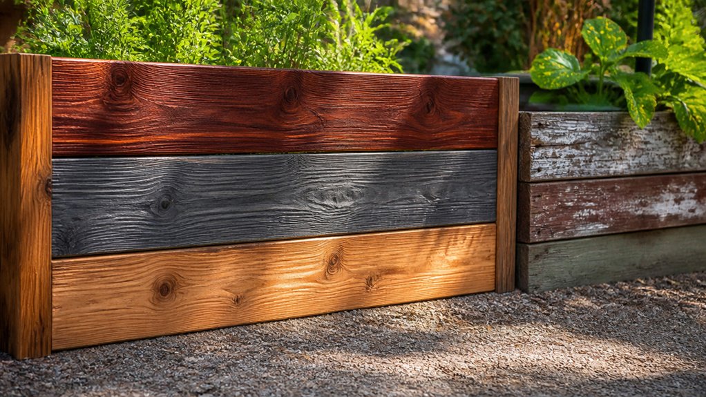 food safe wood stain considerations for raised beds