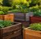 outdoor wood stain options for raised beds